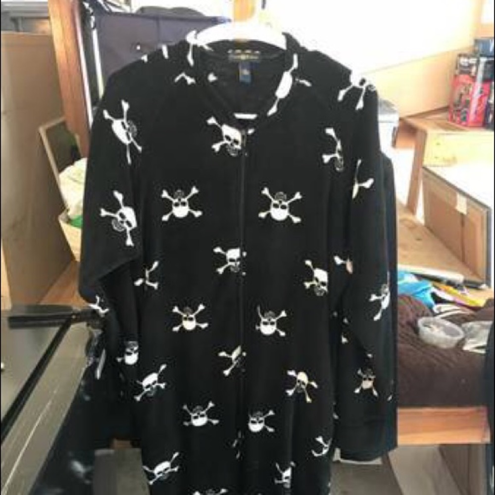 Adult Onsie (Skull and Beer Pattern)